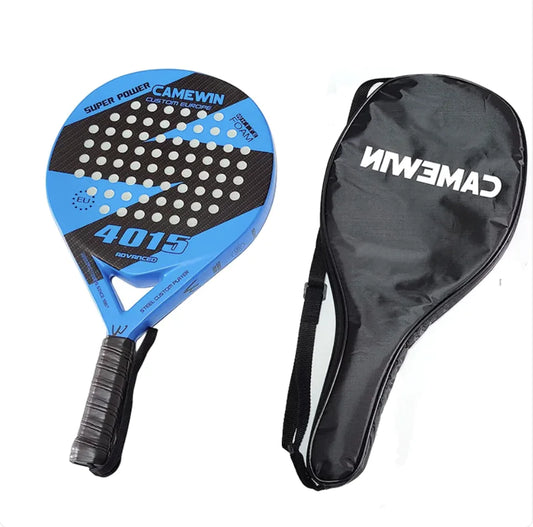 Black and White Padel Racket